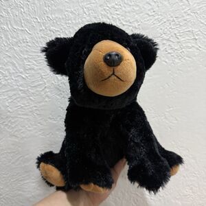 WILD REPUBLIC Black Bear Plush Toy Stuffed Animal